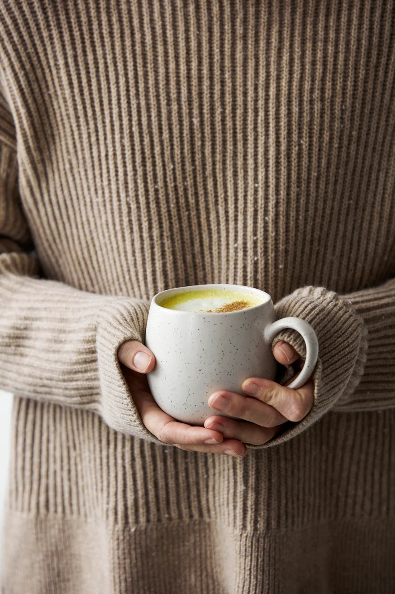 Broste Copenhagen Nordic Vanilla Teacup with Handle set/6