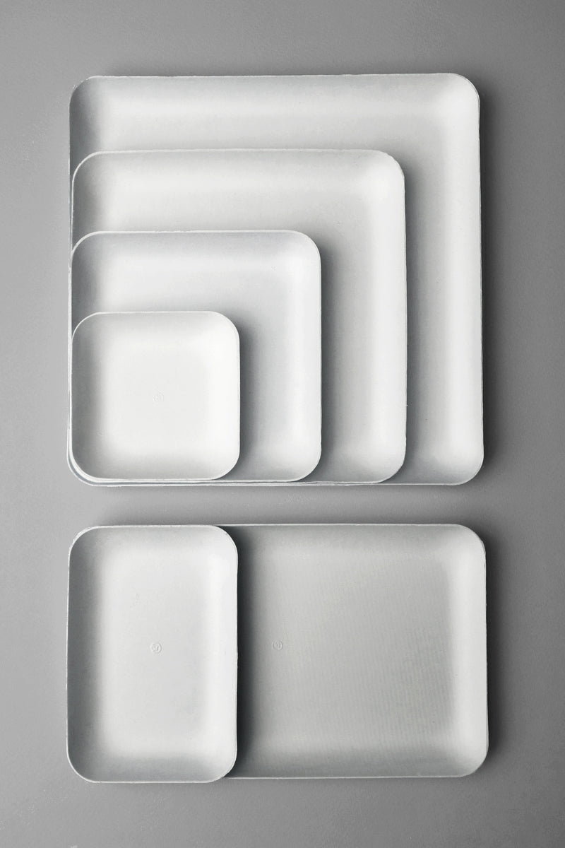 Bagastro Square Plate 16cm 40pk