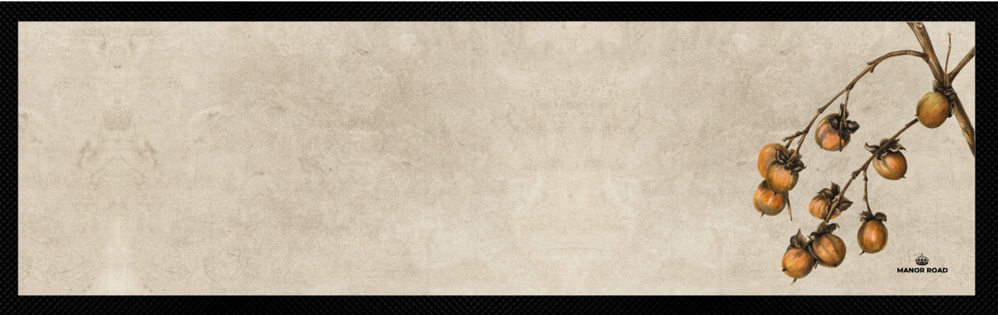Manor Road Persimmon Large Bar Mat