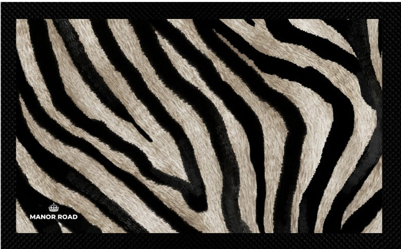 Manor Road Zebra Small Bar Mat