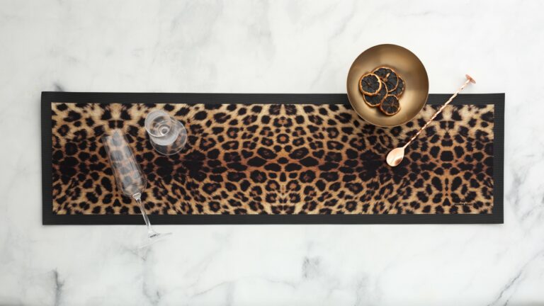 Manor Road Leopard Large Bar Mat