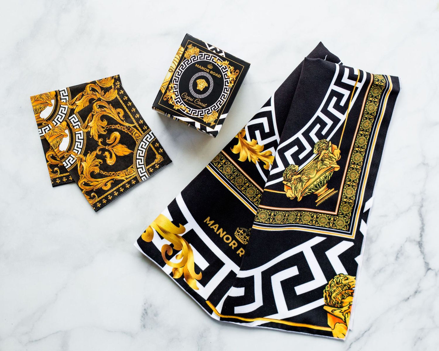 Manor Road Baroque Microfiber Tea Towel