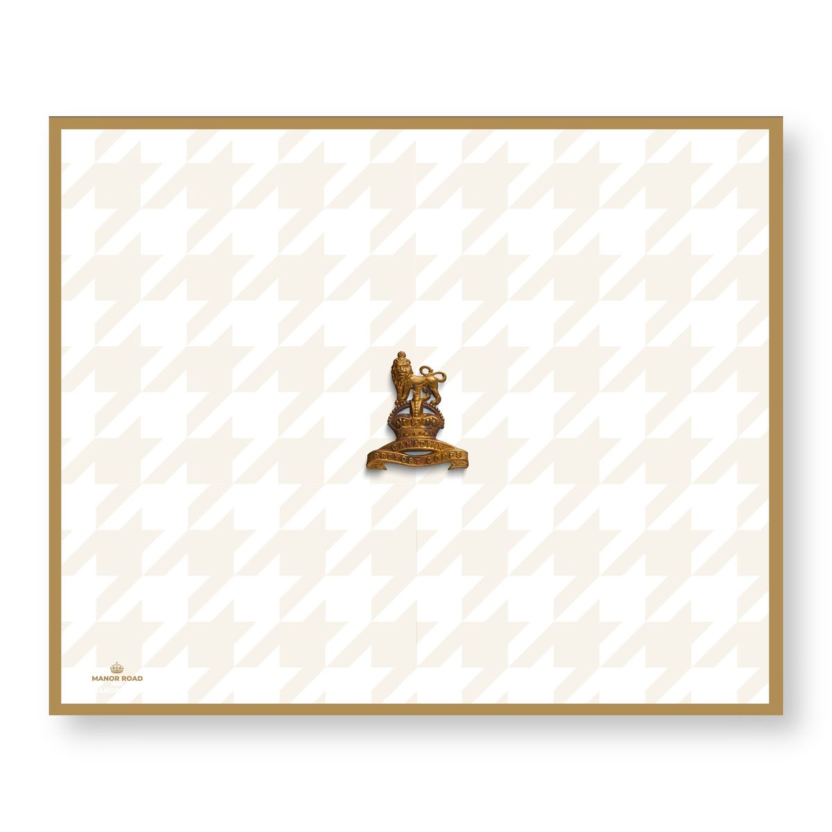 Manor Road Classic Houndstooth Paper Placemat Pad