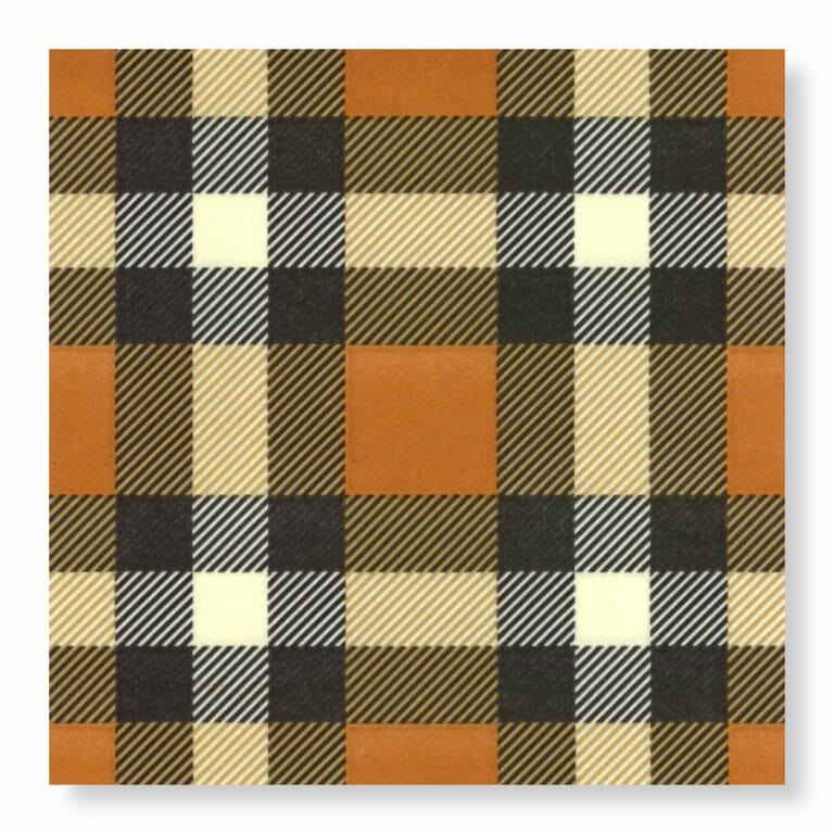 Manor Road Classic Plaid Dinner Napkins