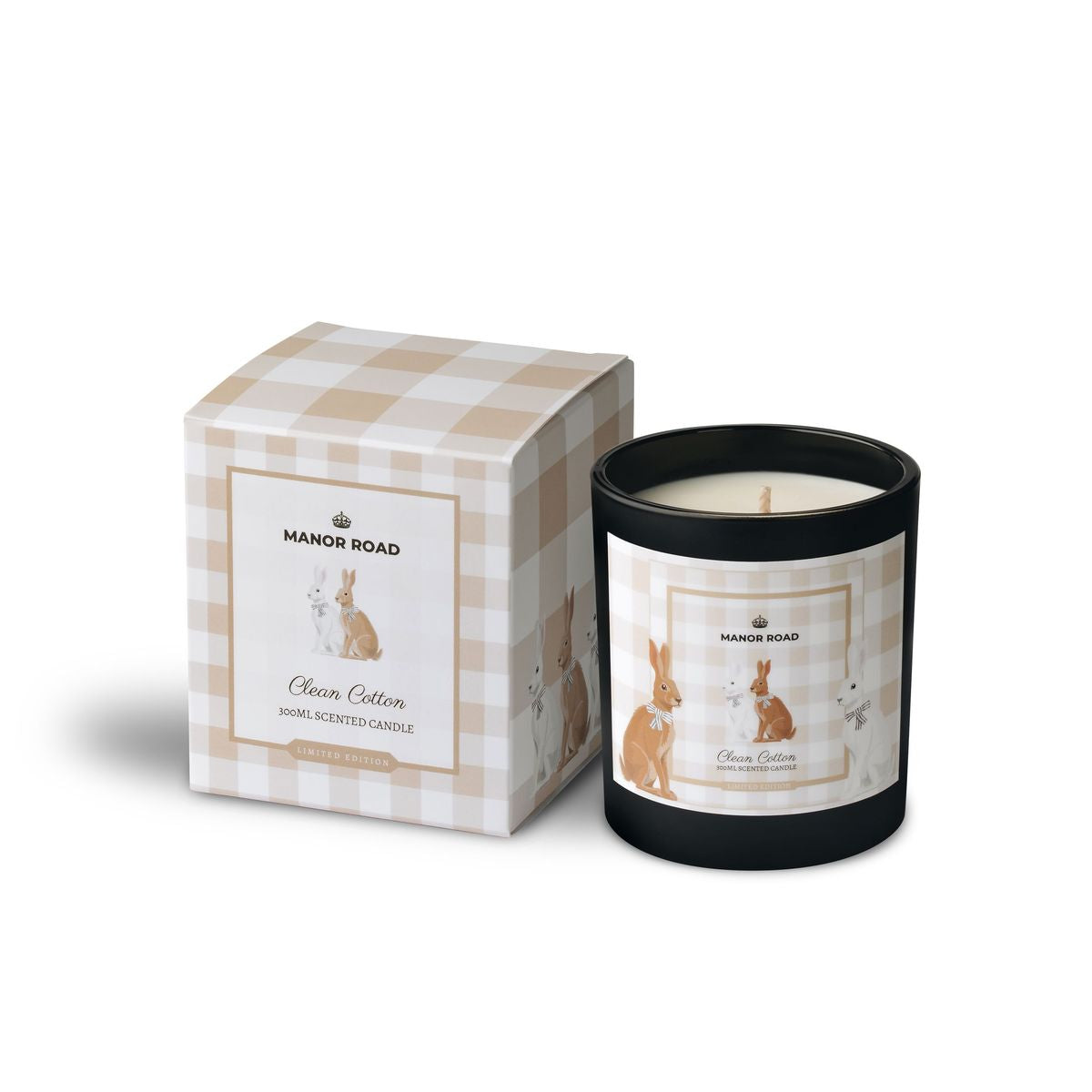 Manor Road Clean Cotton Candle
