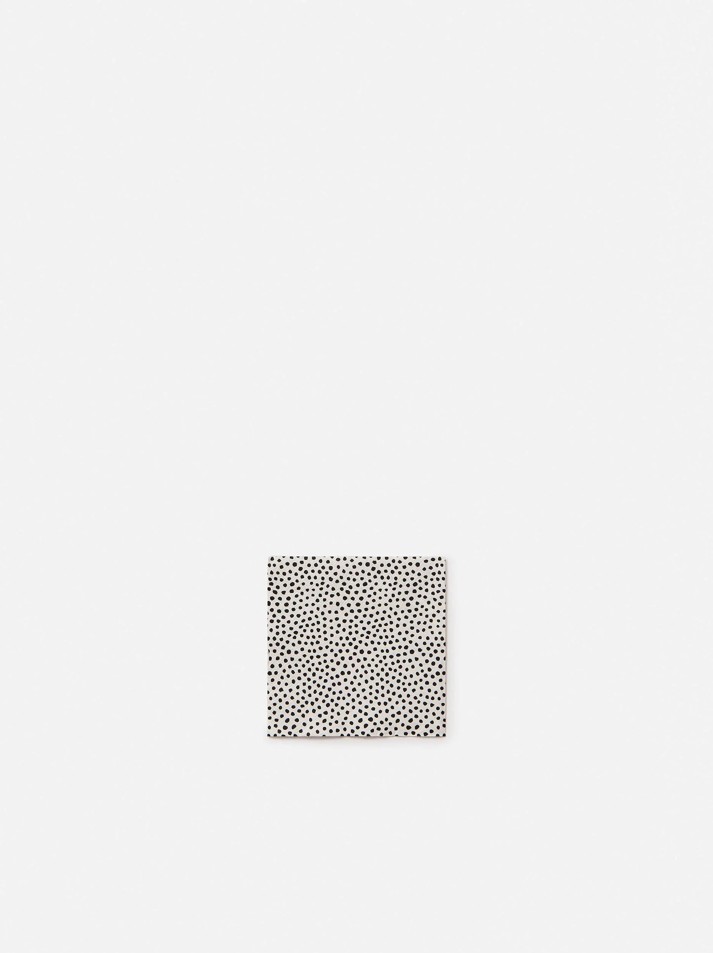 Citta Pois White Black Cocktail Napkins