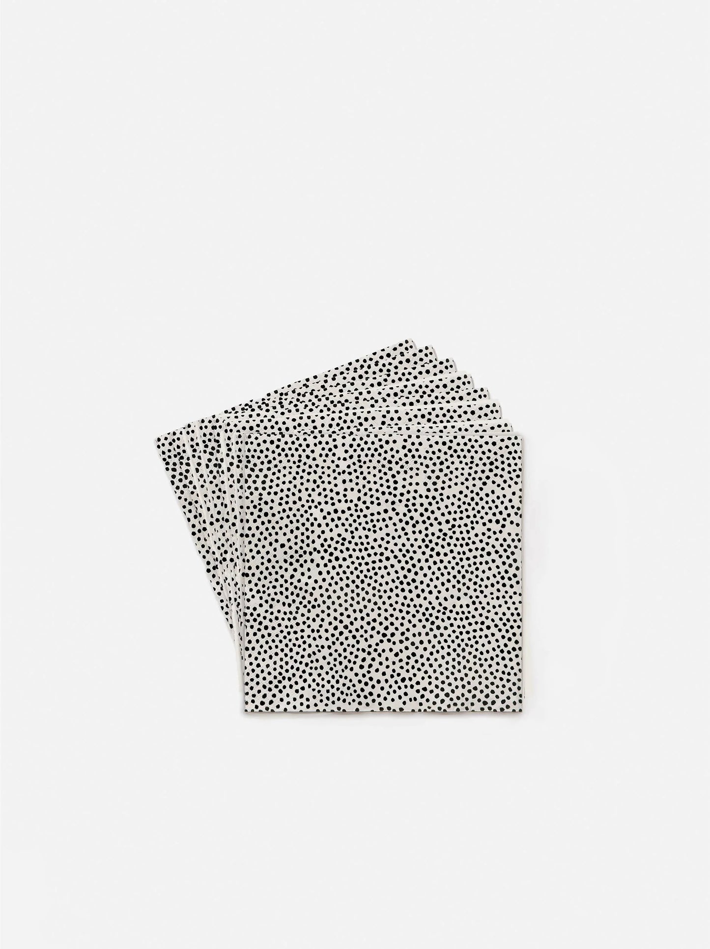 Citta Pois White Black Dinner Napkins