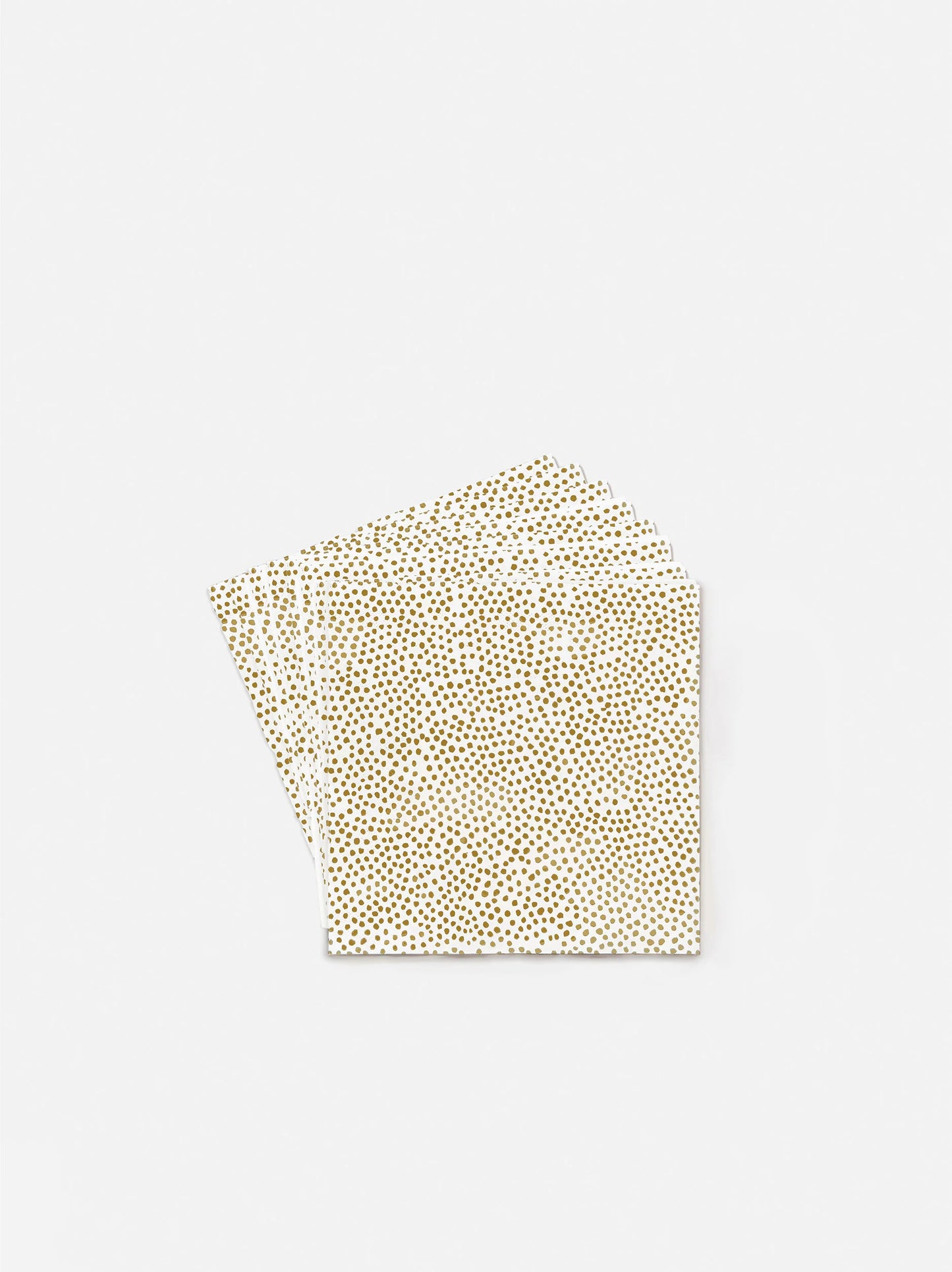 Citta Pois White Mustard Dinner Napkins