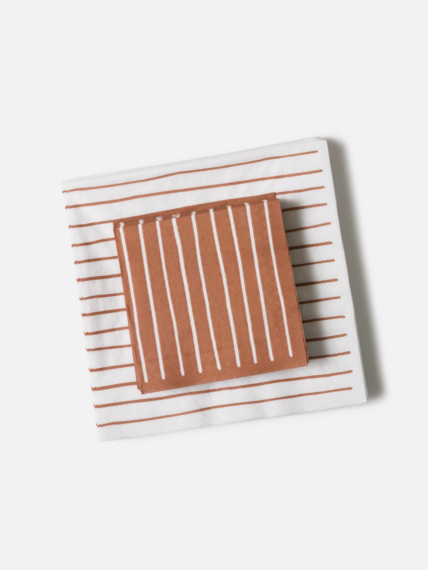 Citta Stripe White Brick Dinner Napkins