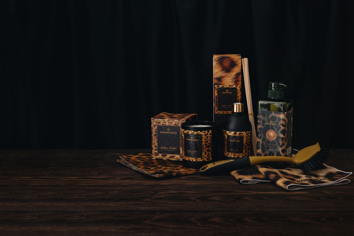 Manor Road Golden Amber Candle