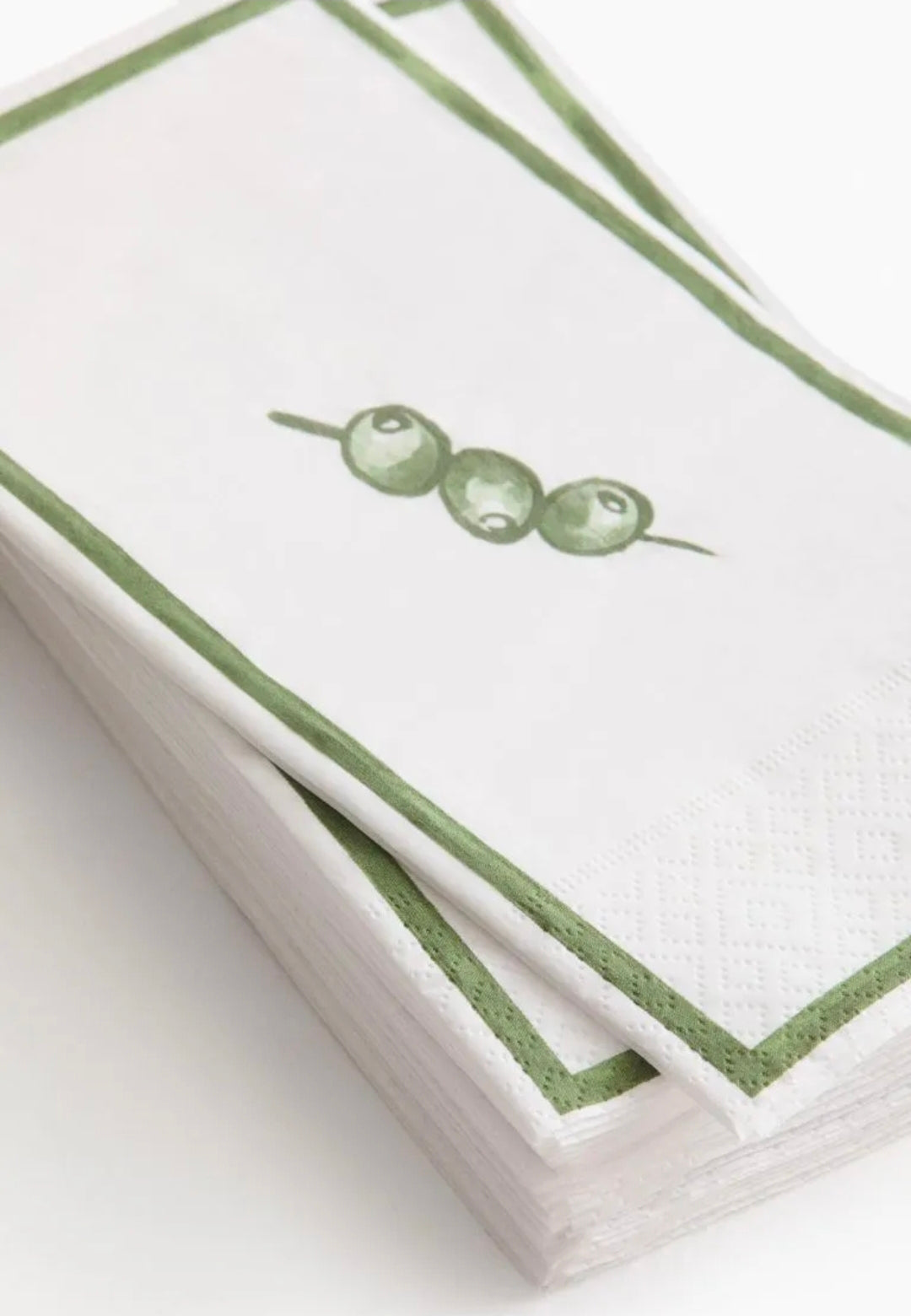 H&M Olive Buffet Napkins