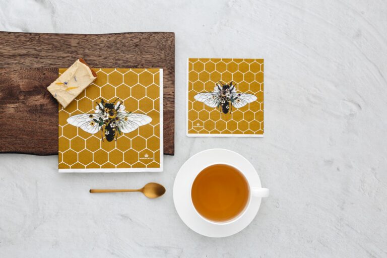 Manor Road Honeycomb Luncheon Napkins