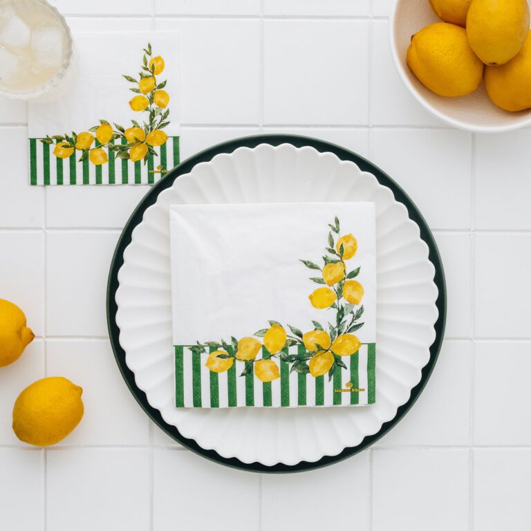 Manor Road Limoncello Cocktail Napkins