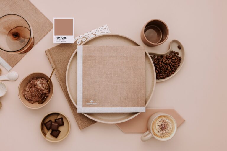 Manor Road Linen Mocha Mousse Dinner Napkins