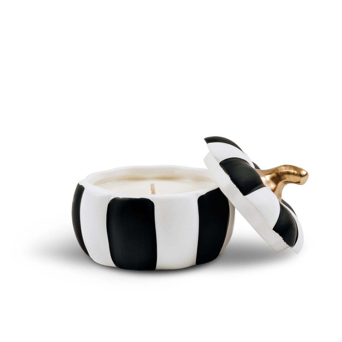 Manor Road Pompion Matte Stripe Candle