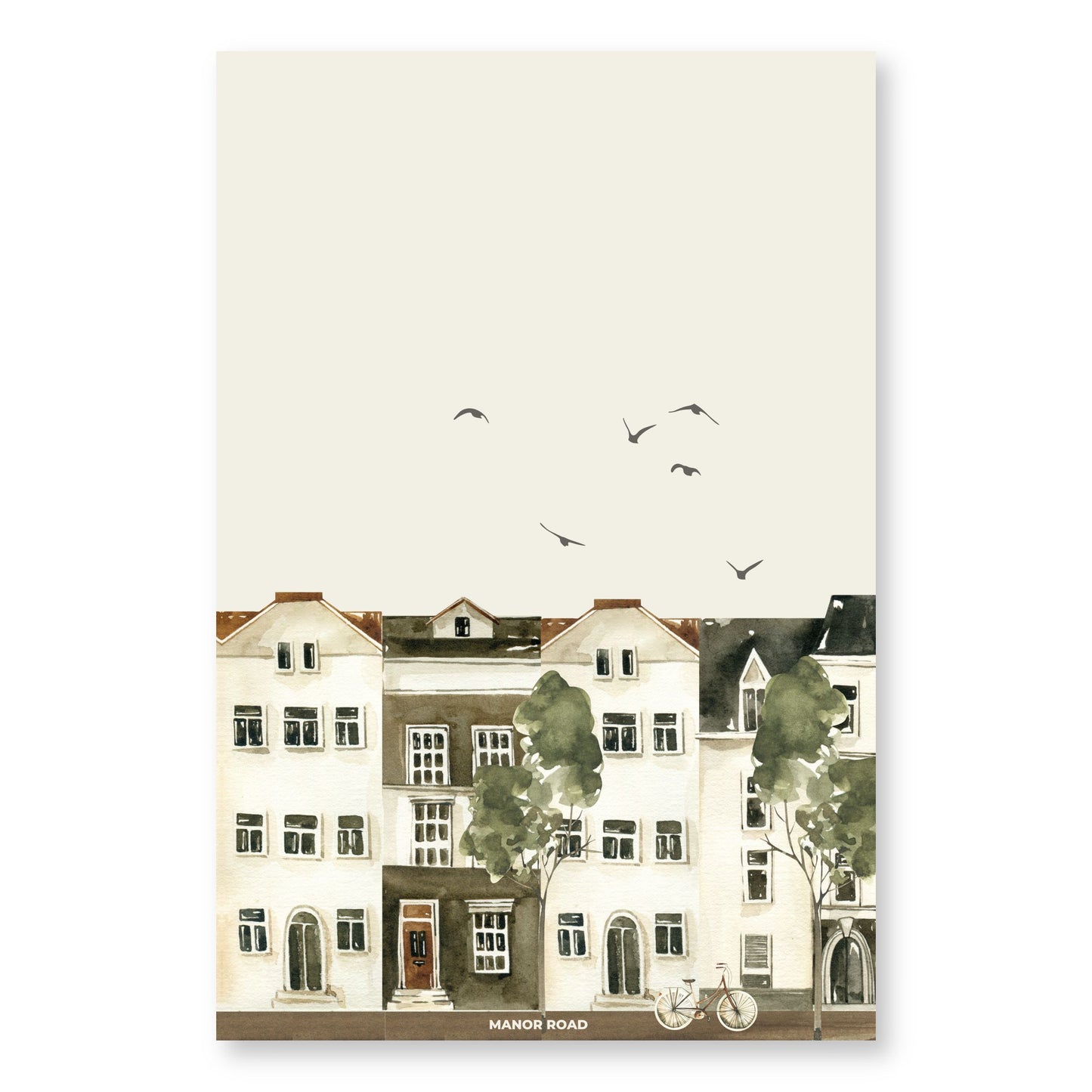 Manor Road City Life Microfiber Tea Towel