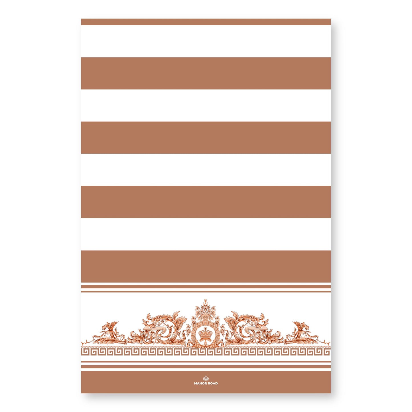 Manor Road Rococo Rose Gold Microfiber Tea Towel
