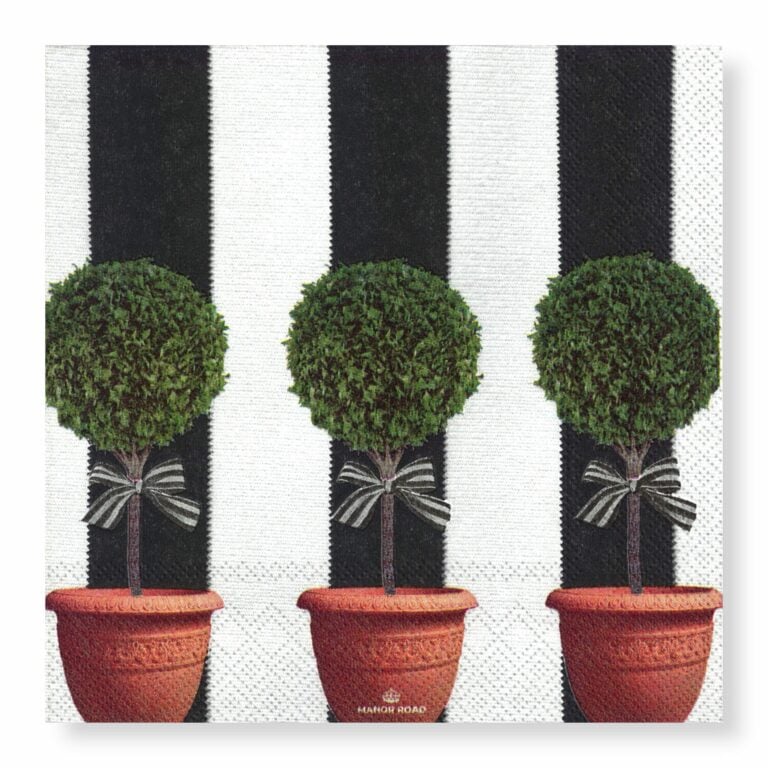Manor Road Topiary Luncheon Napkins