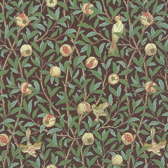 V&A Morris & Co Bird and Pomegranate Luncheon Napkins