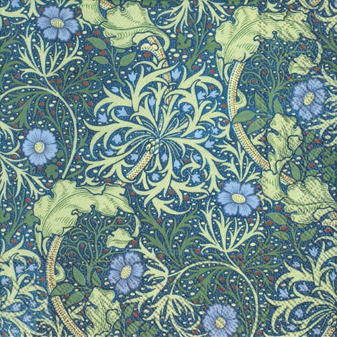 V&A Morris & Co Seaweed Luncheon Napkins
