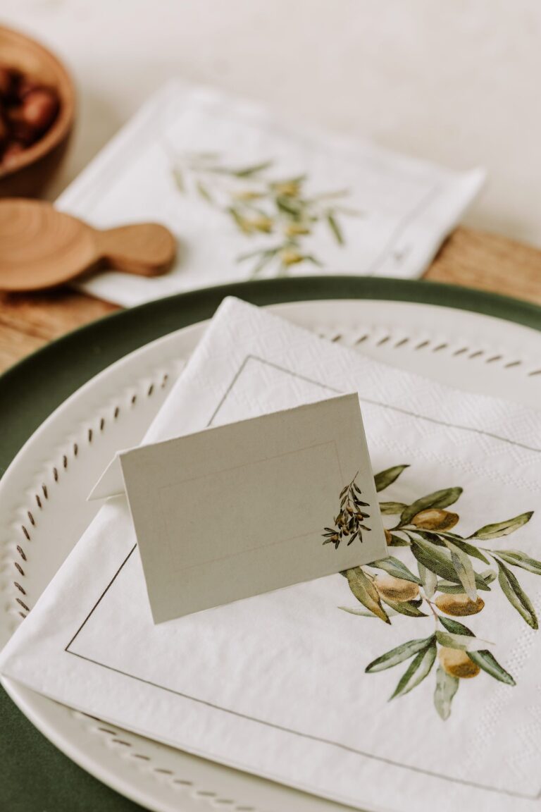 Manor Road Wild Olives Cocktail Napkins