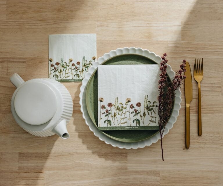 Manor Road Wildflower Luncheon Napkins