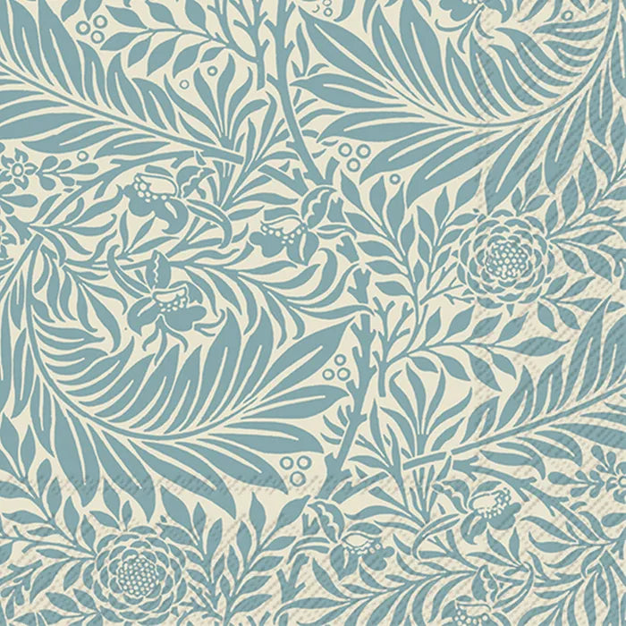 V&A Morris & Co Larkspur Blue Luncheon Napkins