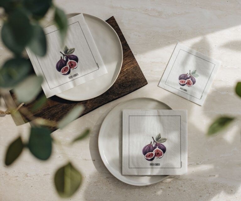 Manor Road Ficus Luncheon Napkins