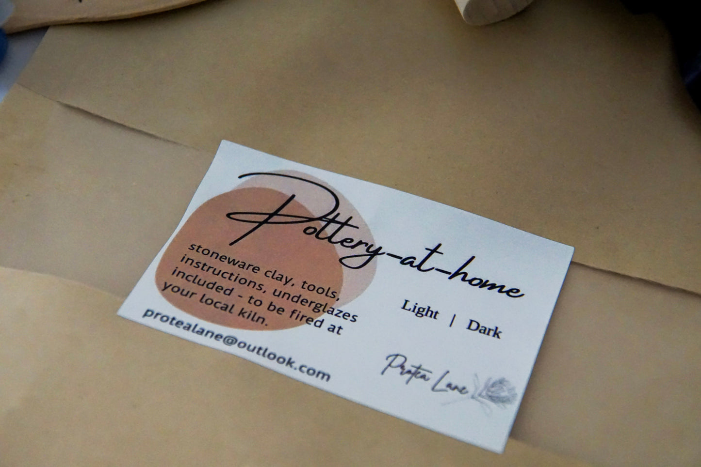 Protea Lane Dark Pottery-at-Home Kit