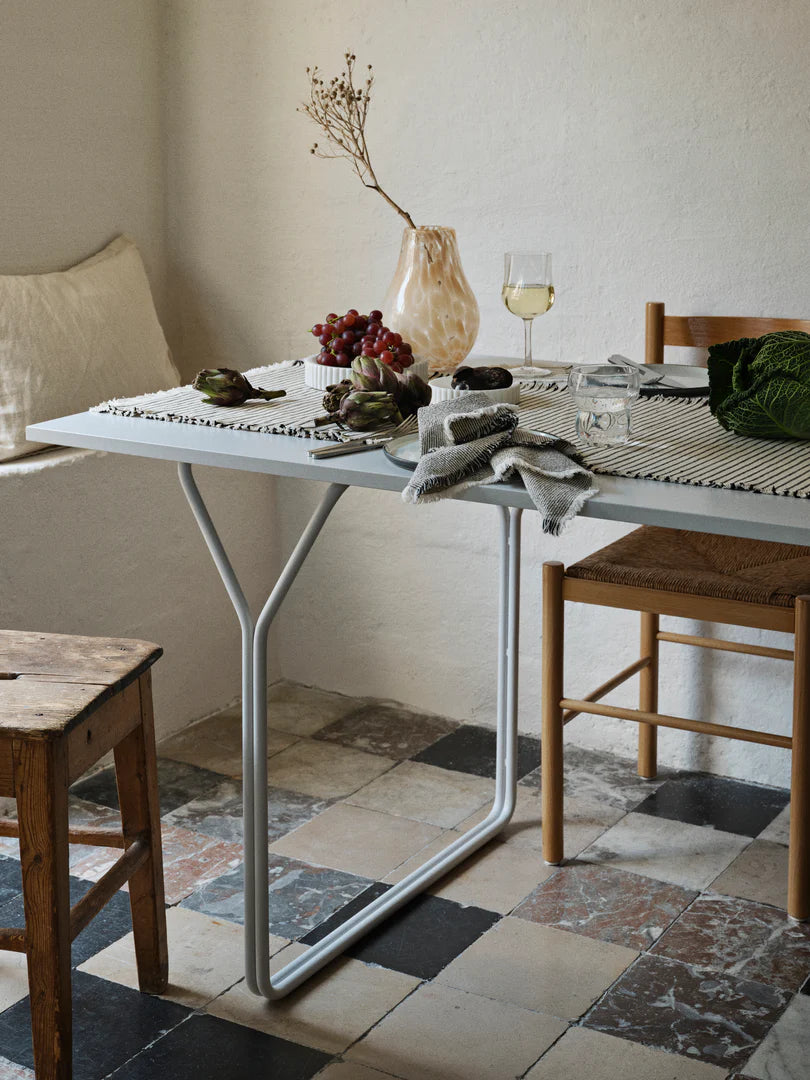 Broste Copenhagen Elouise Table Runner Off-White/Black