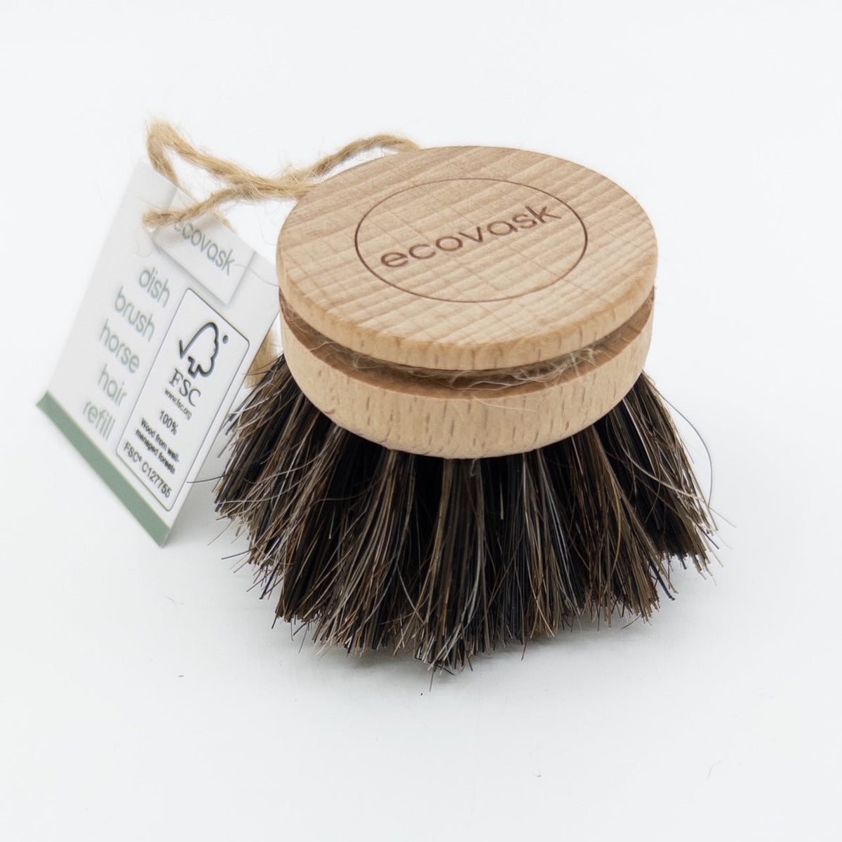 Ecovask Dish Brush Refill Horse Hair