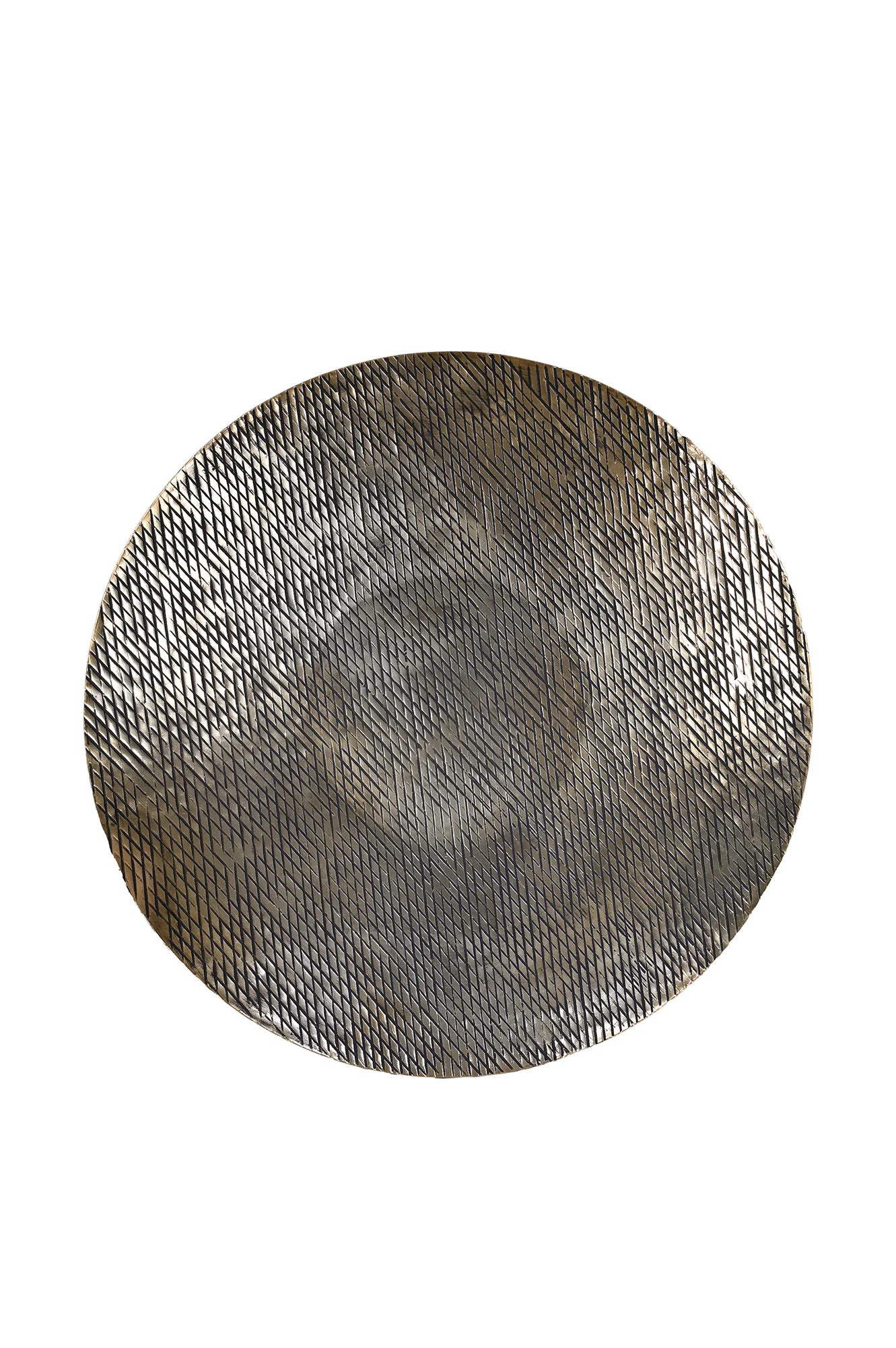 Ankara Diamond Plate XL Vintage Brass