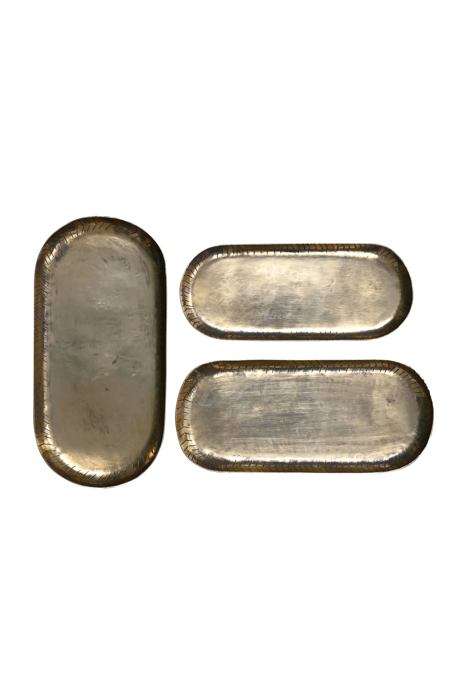 Ankara Avani Tray Solid Brass