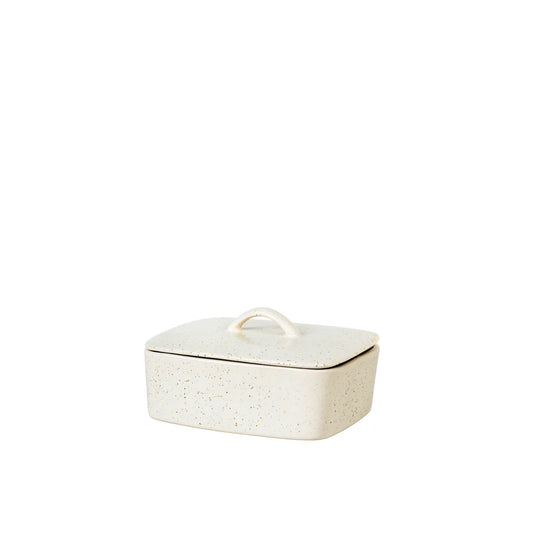 Broste Copenhagen Nordic Vanilla Butter Bowl with Lid