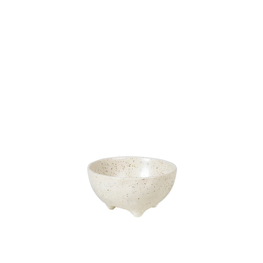 Broste Copenhagen Nordic Vanilla Large Bowl with Feet