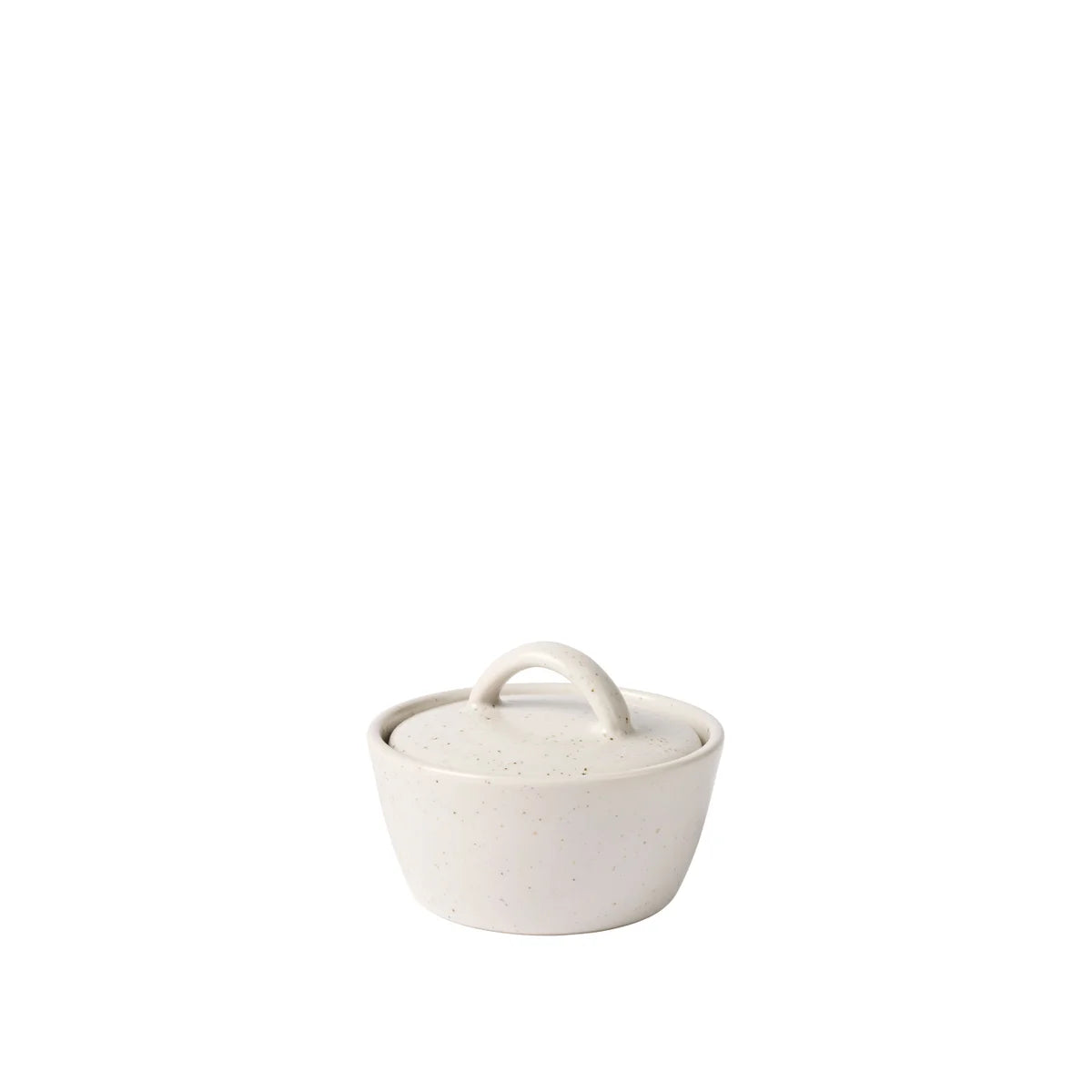 Broste Copenhagen Nordic Vanilla Salt Bowl with Lid