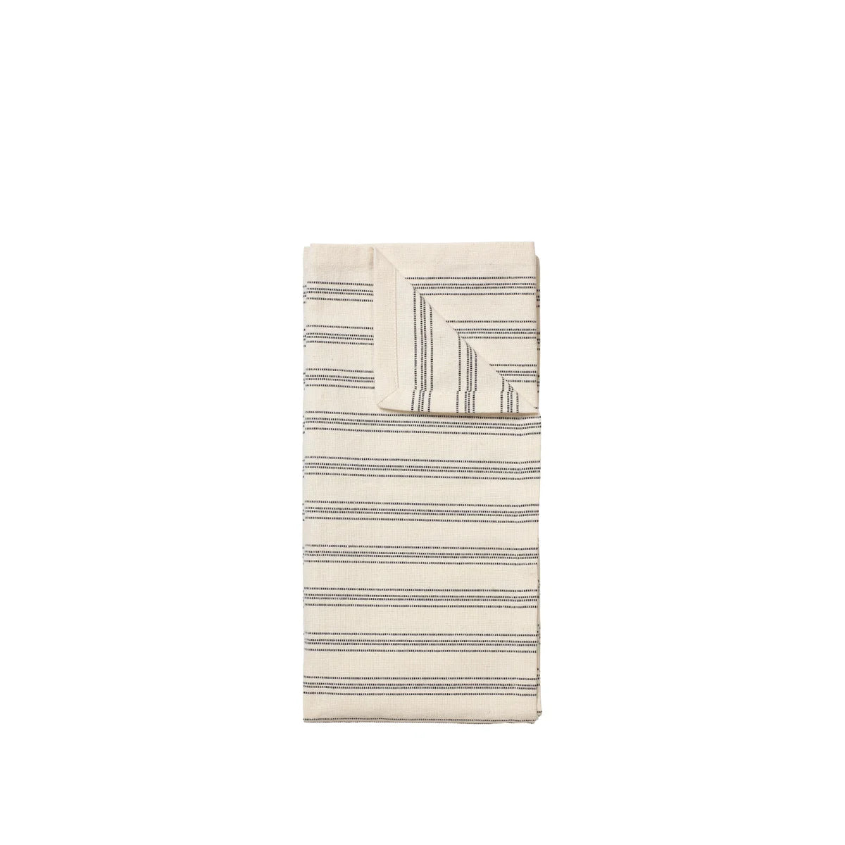 Broste Copenhagen Karl Teatowel Black/Natural 2pk