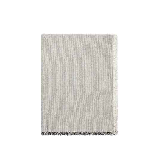 Broste Copenhagen Elouise Tablecloth Black/Off-White 160x200