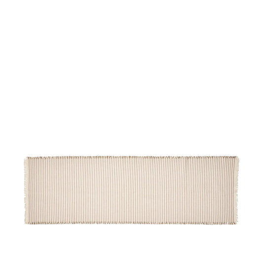 Broste Copenhagen Elouise Table Runner Off-White/Taupe