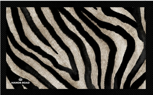 Manor Road Zebra Small Bar Mat
