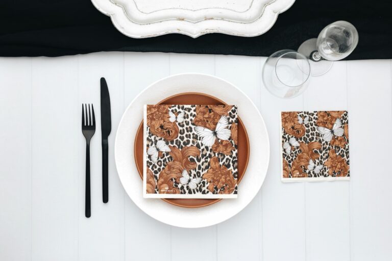 Manor Road Baroque Leopard Cocktail Napkins