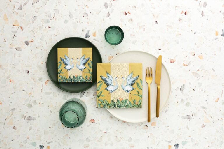 Manor Road Birds of Paradise Luncheon Napkins