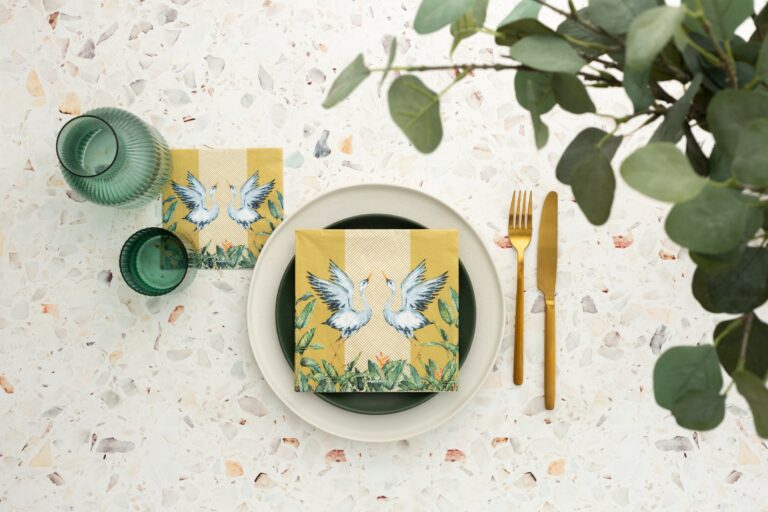 Manor Road Birds of Paradise Luncheon Napkins