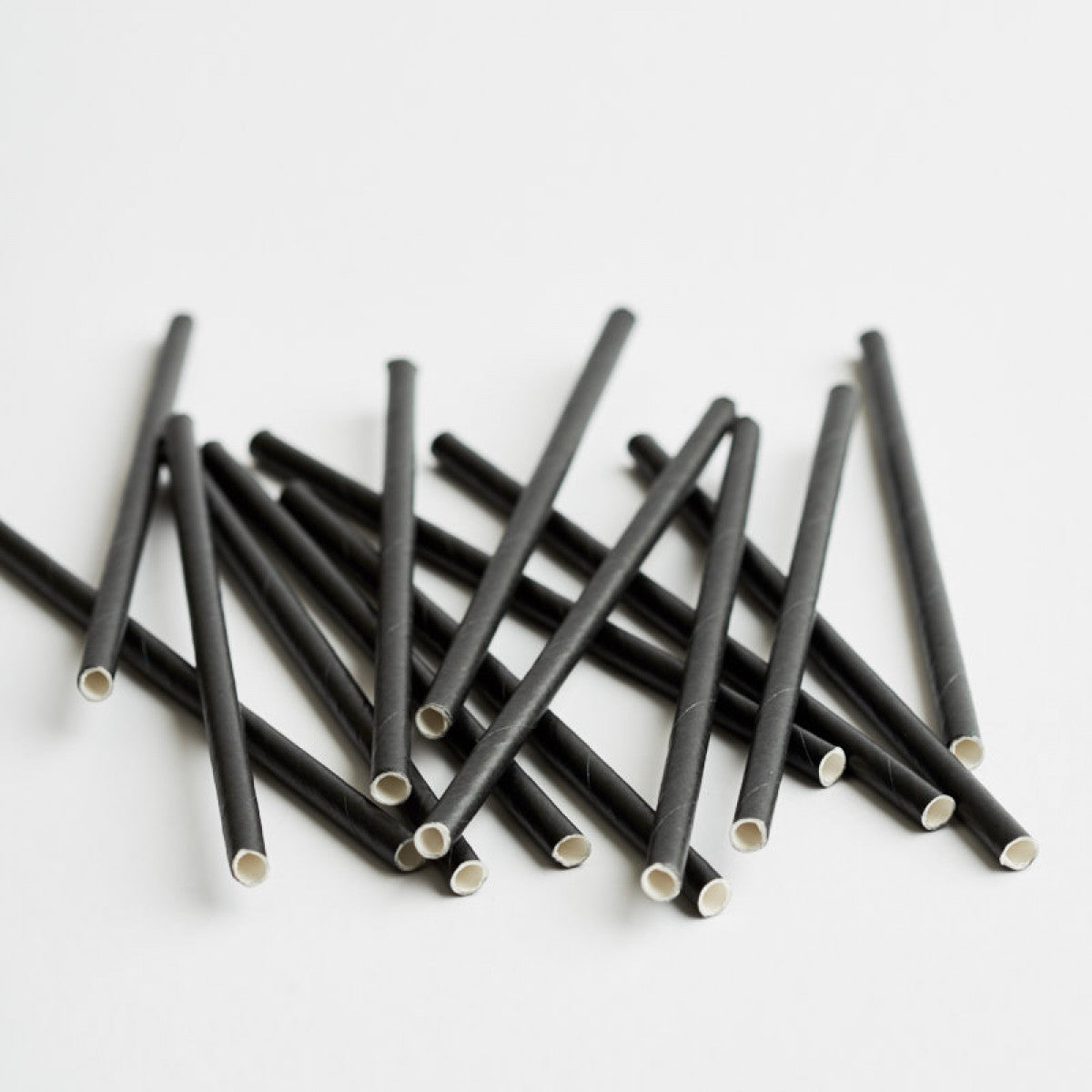 Green Bean Cocktail Straws Black 250pk