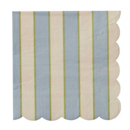 assemble Carnival Stripe Blue Luncheon Napkins
