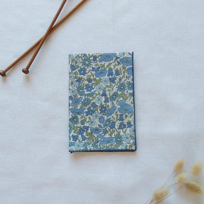 Little Acorn Poppy & Daisy Blue Liberty Hankie