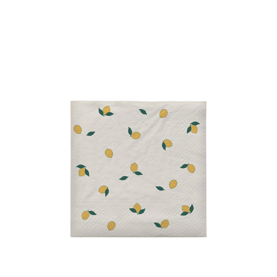 Broste Copenhagen Lemon Luncheon Napkins