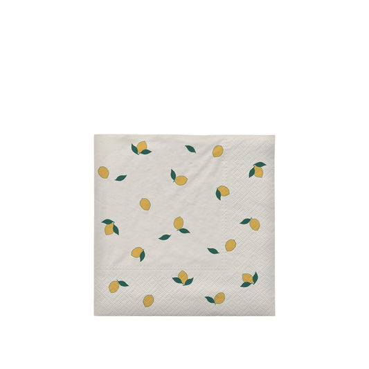 Broste Copenhagen Lemon Luncheon Napkins