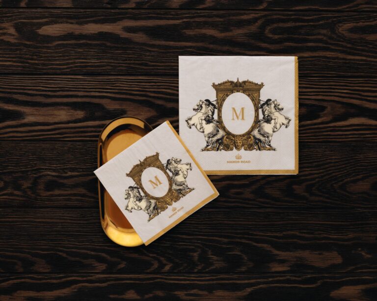 Manor Road Bucking Horse Luncheon Napkins