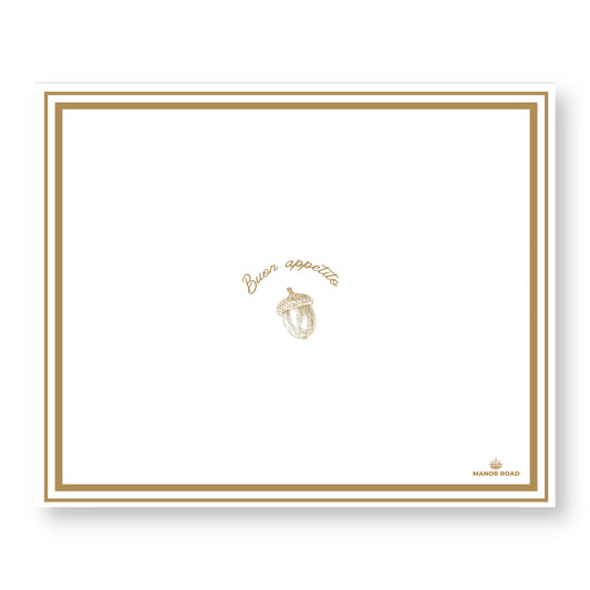 Manor Road Buon Appetito Paper Placemat Pad